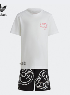 Adidas/阿迪达斯正品Andre Saraiva联名小童运动套装IC8897