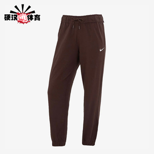 Nike/耐克正品2025冬季款女士日常束脚针织刺绣长裤DM6420-237