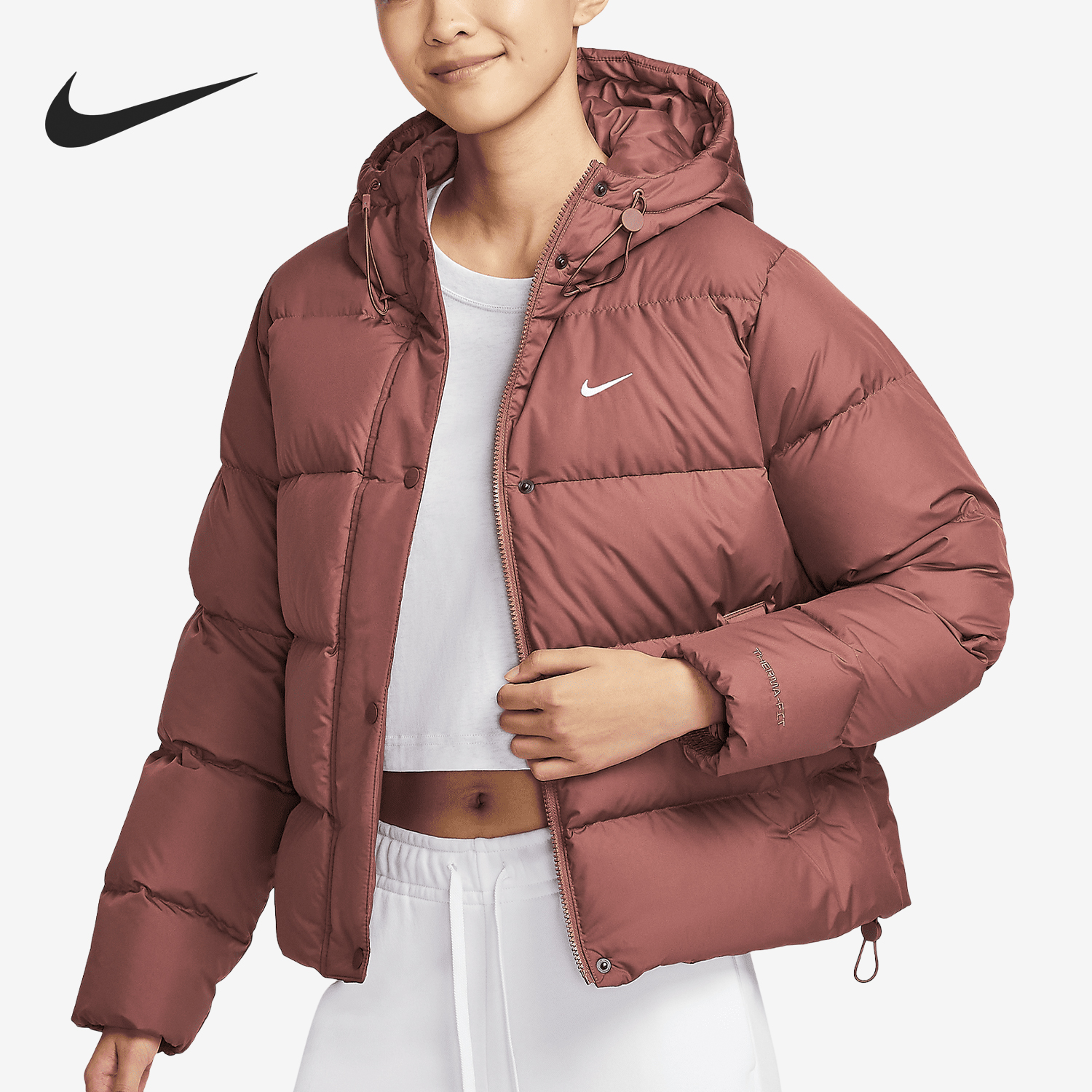Nike/耐克正品运动新款女士复古潮流保暖休闲羽绒服FZ5929-218