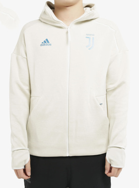 Adidas/阿迪达斯正品JUVE ZNE HD男子足球尤文图斯夹克外套DX9213