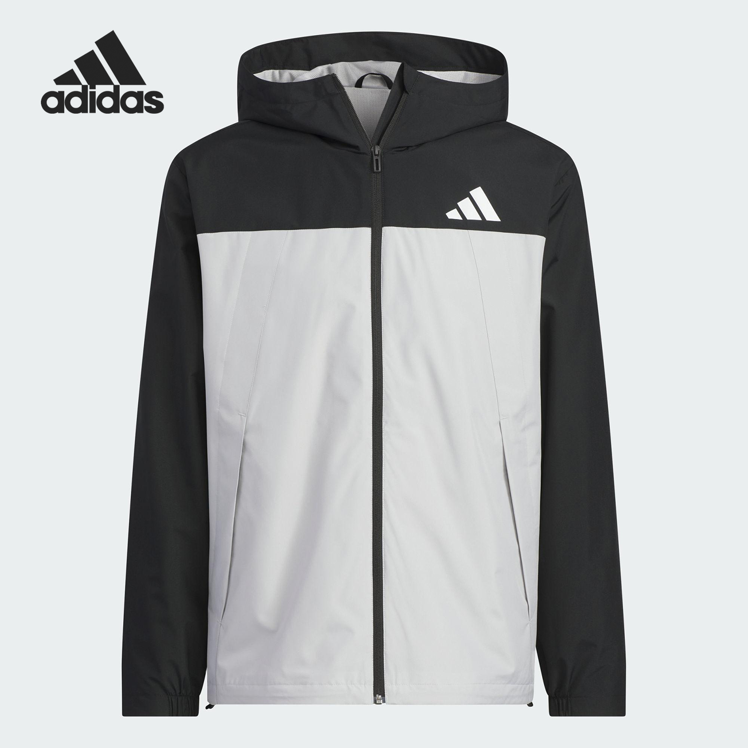 Adidas/阿迪达斯正品2025新款男女拼接运动休闲外套KB1753