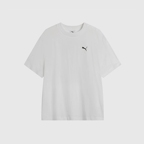 Puma/彪马正品2025夏季款男士简约图案透气休闲短袖634162-02