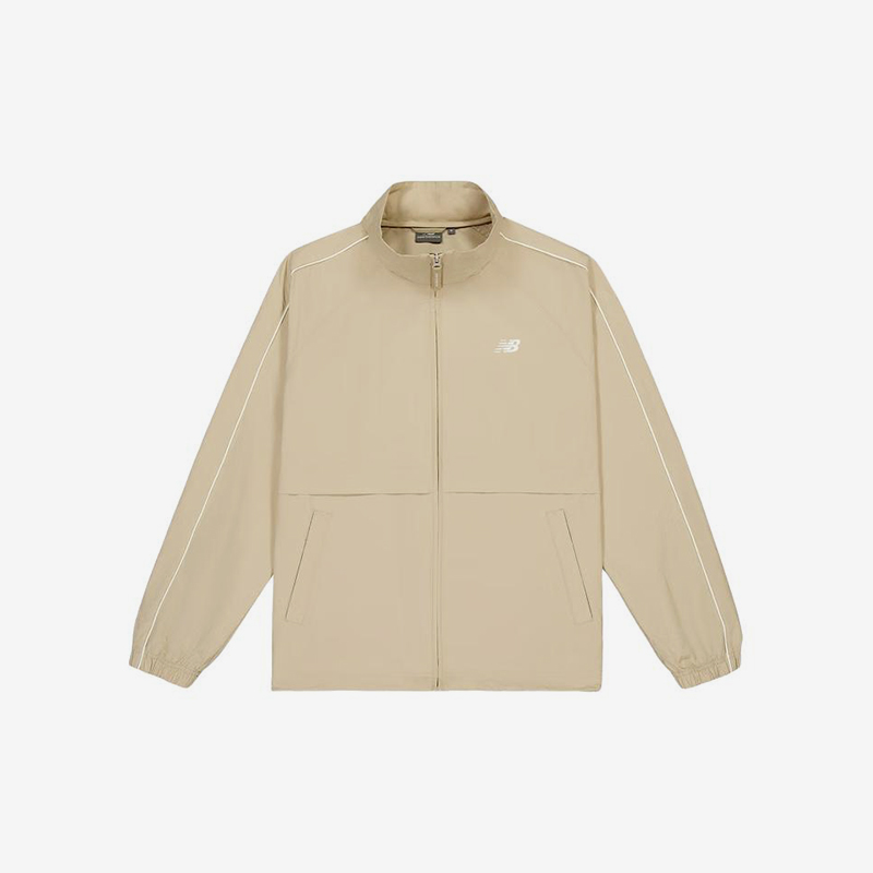 New Balance/NB正品新款男子经典休闲立领夹克外套NAE11191-BEI