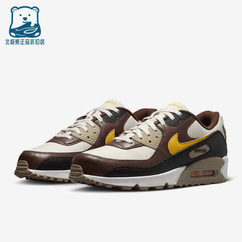 Nike/耐克正品Air Max 90男女低帮拼接气垫减震跑步鞋FD5810-201