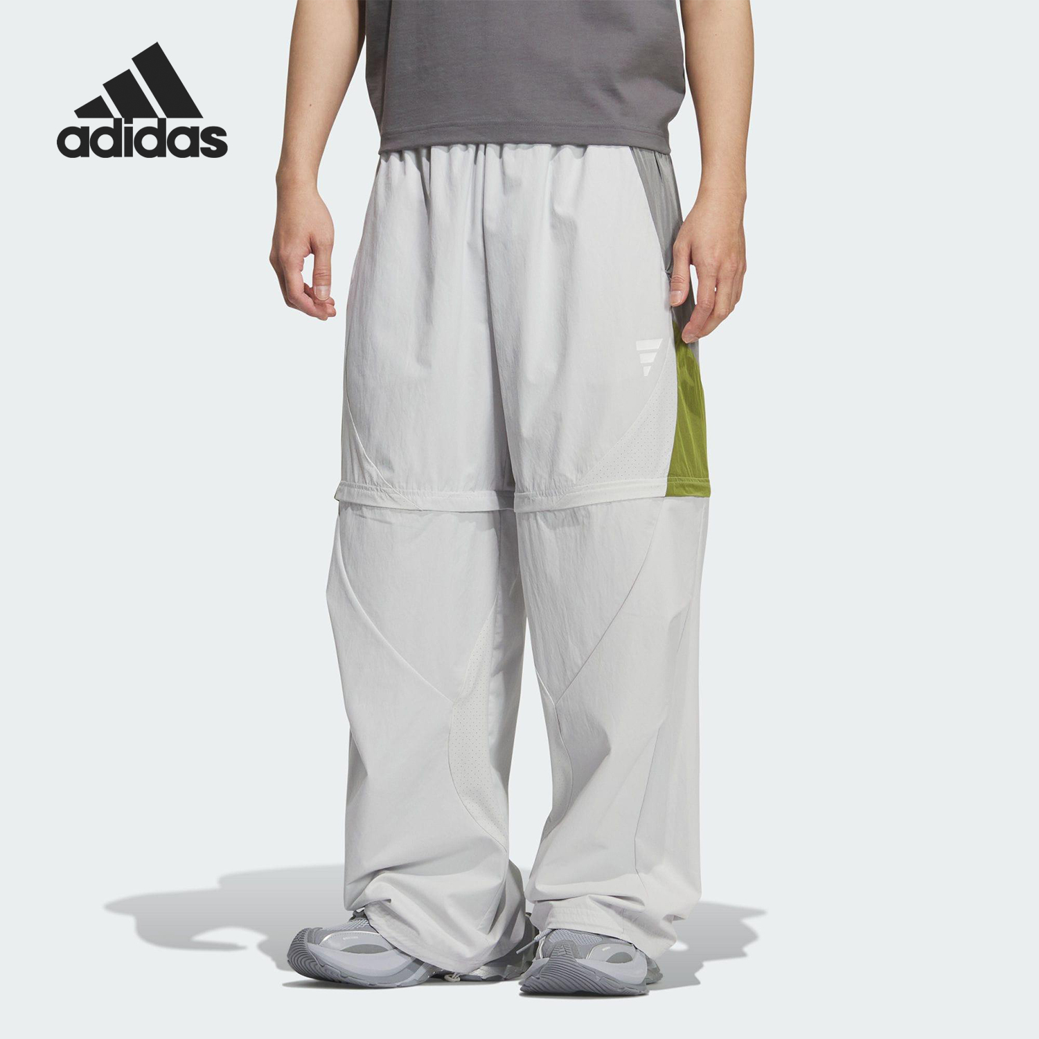 Adidas/阿迪达斯正品2025夏季款男士运动时尚梭织长裤KC0146