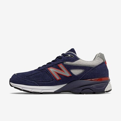 New Balance新百伦正品NB 990 V4男款低帮马拉松跑步鞋M990BR4