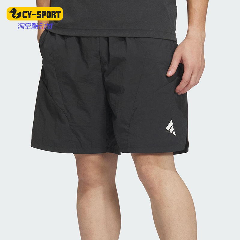 Adidas/阿迪达斯正品2025新款男士经典运动宽松休闲短裤JZ8721