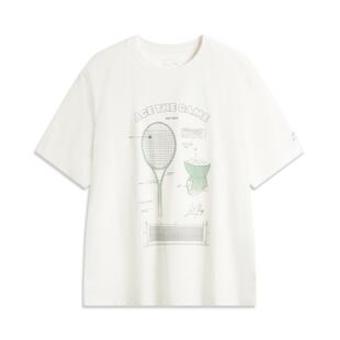 李宁正品 T恤AHSV235 运动潮流系列男子户外休闲运动训练圆领短袖