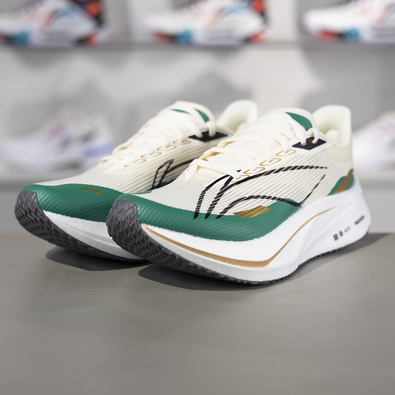 李宁正品飞电4 CHALLENGER女子反光轻弹缓震竞速跑步鞋ARMU006-18