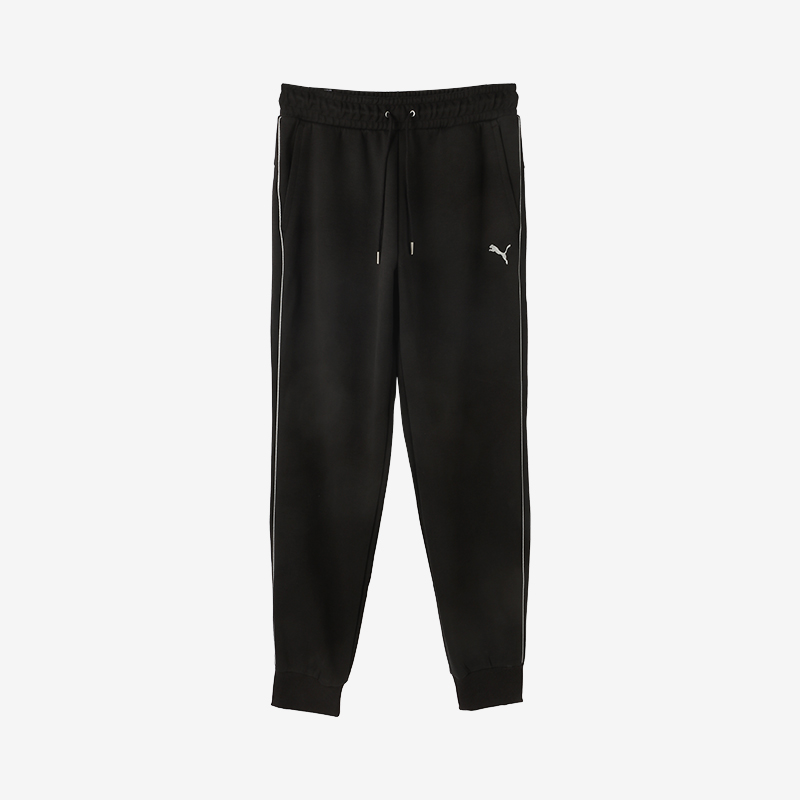 Puma/彪马正品新款男士复古束脚系带透气时尚休闲针织长裤