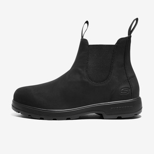 Skechers/斯凯奇新款男子运动休闲时尚简约一脚蹬马丁靴