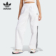 女士宽松阔腿长裤 Adidas 新款 三叶草当季 JH3176 阿迪达斯正品