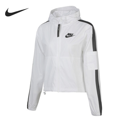 耐克女子梭织连帽夹克外套