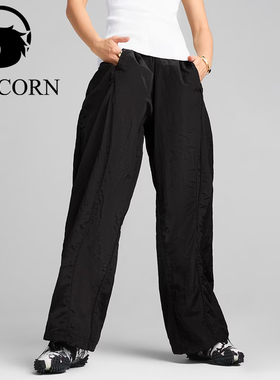 Puma/彪马正品春秋男女运动宽松简约休闲时尚经典长裤631331-01