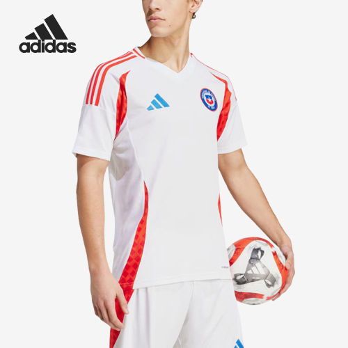 Adidas阿迪达斯正品Chile 24 Away Jersey男款短袖T恤IQ0674