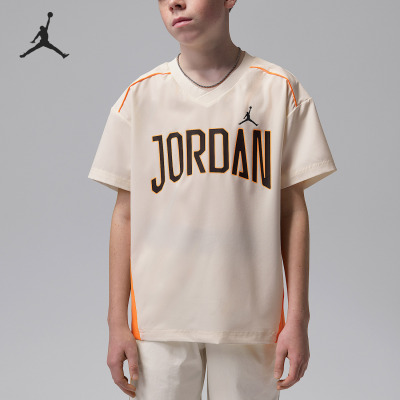 Nike/耐克正品Jordan Prestige 大童防晒经典短袖T恤IW1467-110