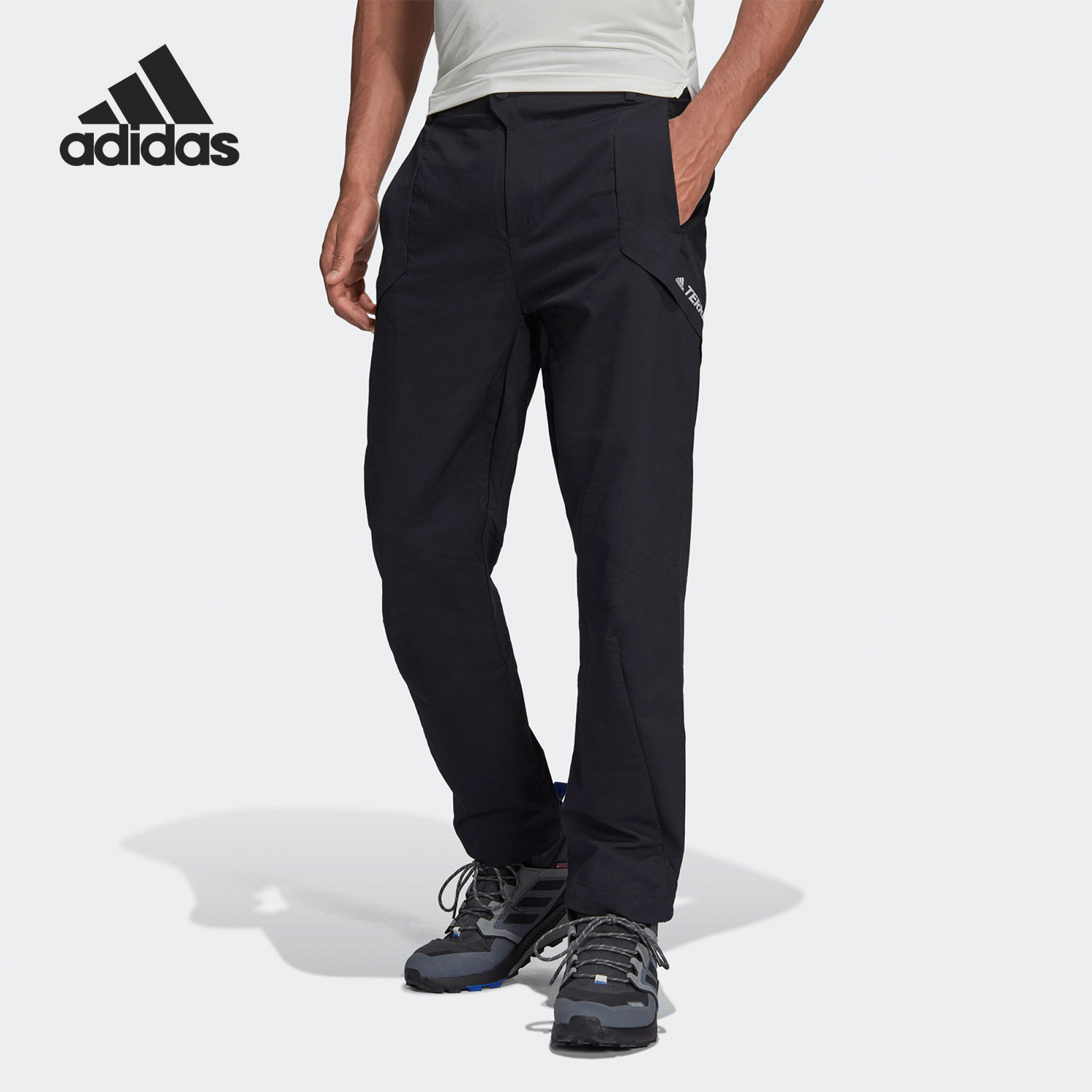 阿迪达斯男子户外运动长裤