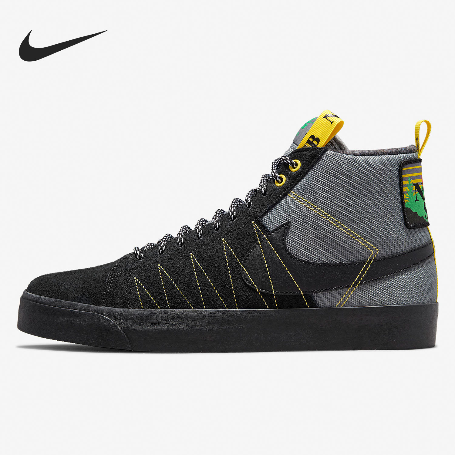 耐克正品SB Zoom Blazer Mid PRM 男女加绒滑板鞋 DC8903-001
