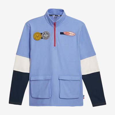 PUMA彪马正品x CHILDHOOD DREAMS FW23男款半拉链卫衣539918-01