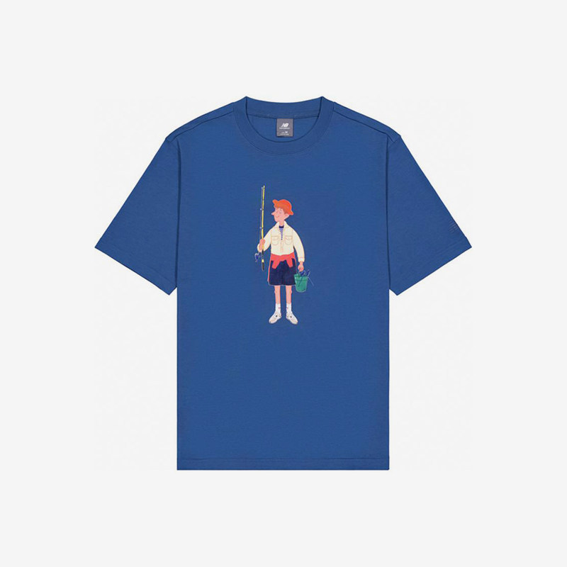 New Balance/NB正品运动男女同款舒适透气短袖T恤NEE28073-DIG - 封面