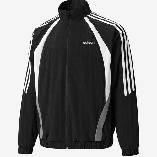 Adidas阿迪达斯正品男款3SWVNH立领拉链条纹运动休闲夹克KZ0723