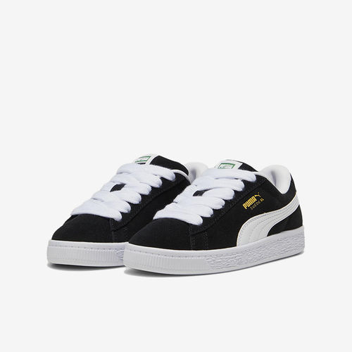 Puma/彪马正品Suede系列儿童黑色低帮复古校园板鞋396578-02