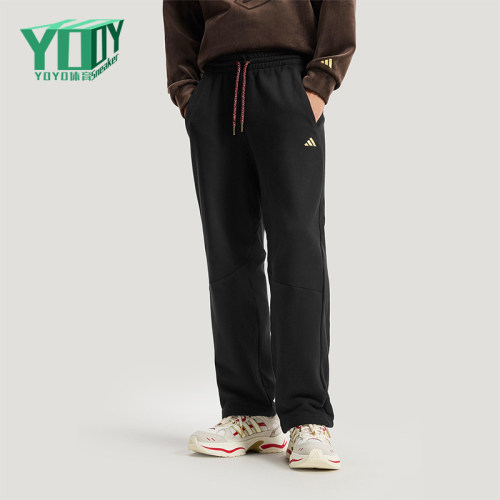 Adidas/阿迪达斯正品NYR FT KN PNT 男士针织直筒休闲长裤KE4065