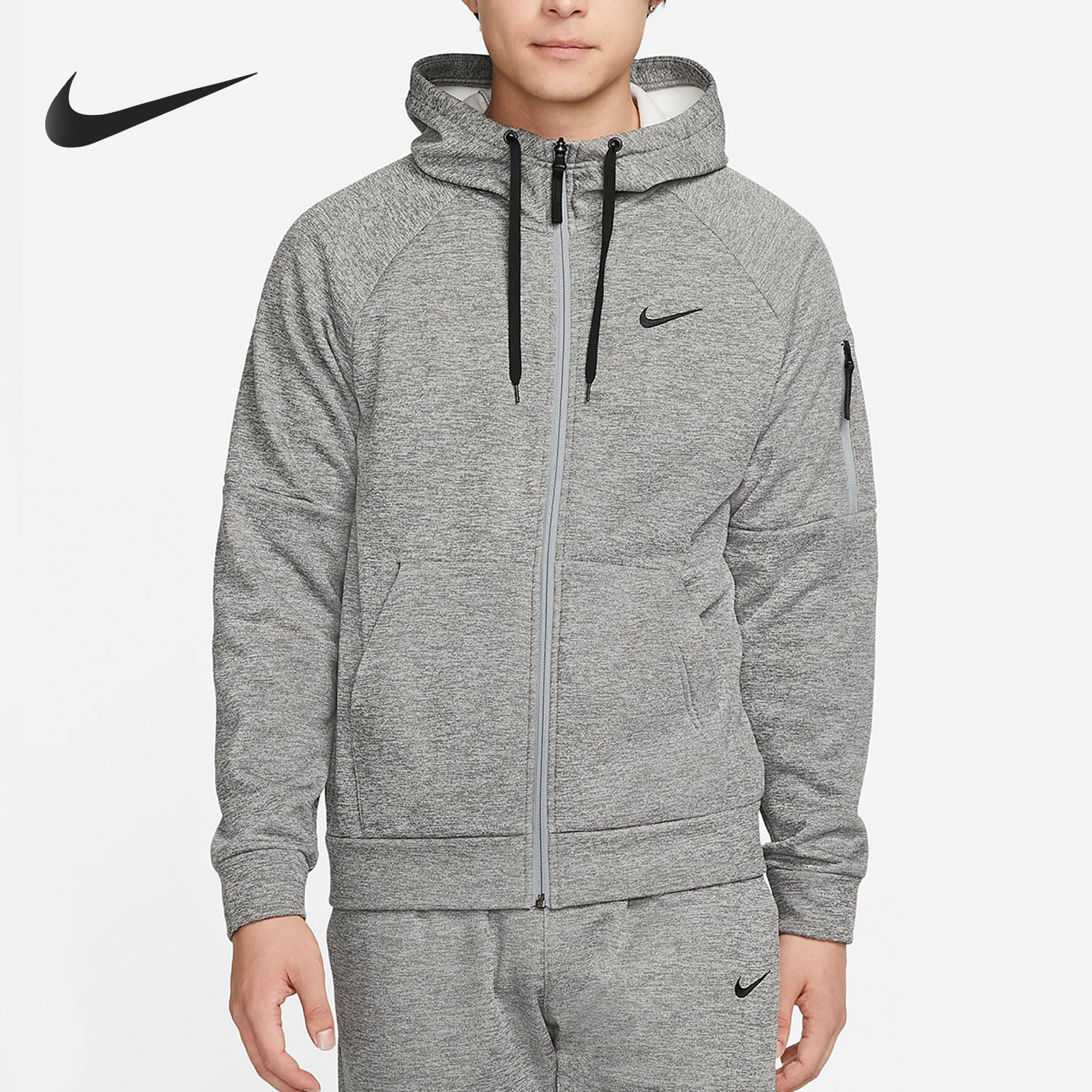 Nike/耐克正品Therma-FIT男士加绒保暖针织外套DQ4831-063