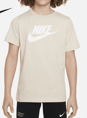 Nike/耐克正品Sportswear大童经典宽松透气短袖T恤AR5252-126