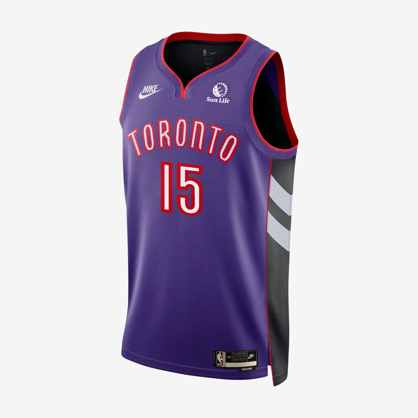 Nike耐克正品多伦多猛龙男女NBA无袖背心V领篮球服FQ4688-504