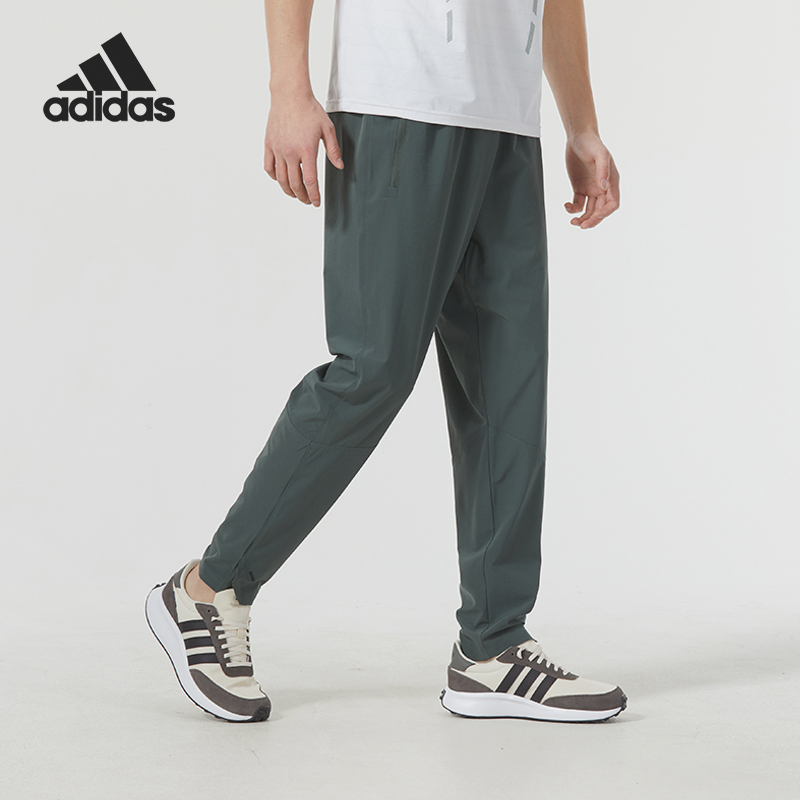 Adidas/阿迪达斯正品当季新款男士休闲梭织运动长裤IS3789
