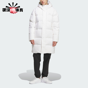 Adidas/阿迪达斯正品2025男女梭织运动休闲保暖长款羽绒服KQ5515