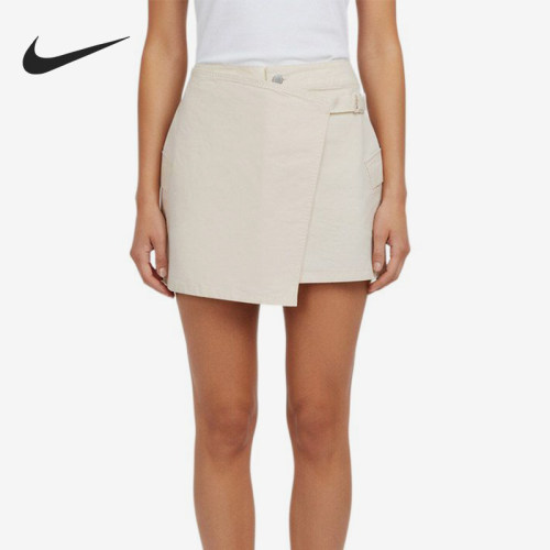 Nike/耐克正品JORDAN运动纽扣纯色休闲短裙女短裙IF1175-110