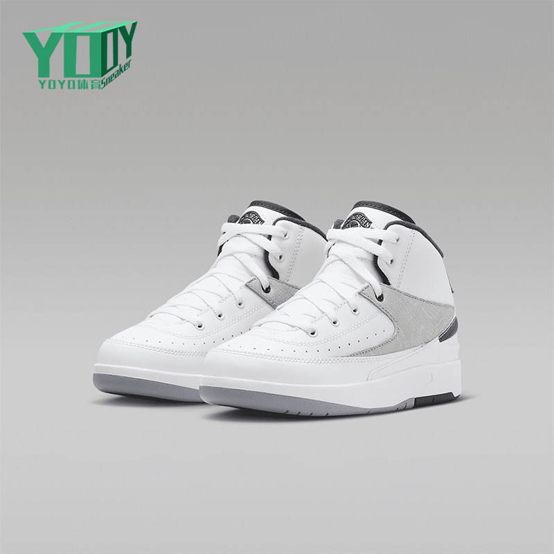 Nike/耐克正品JORDAN小童日常耐磨中帮系带休闲运动鞋DQ8564-102