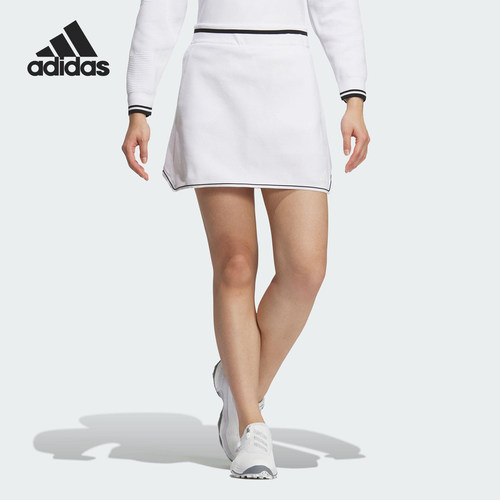 Adidas/阿迪达斯正品新款女士高尔夫透气休闲运动短裙JE8298