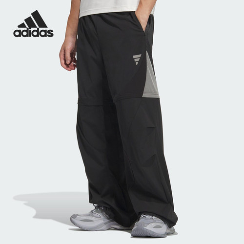 Adidas/阿迪达斯正品2025夏季款男士休闲宽松运动裤KC0144