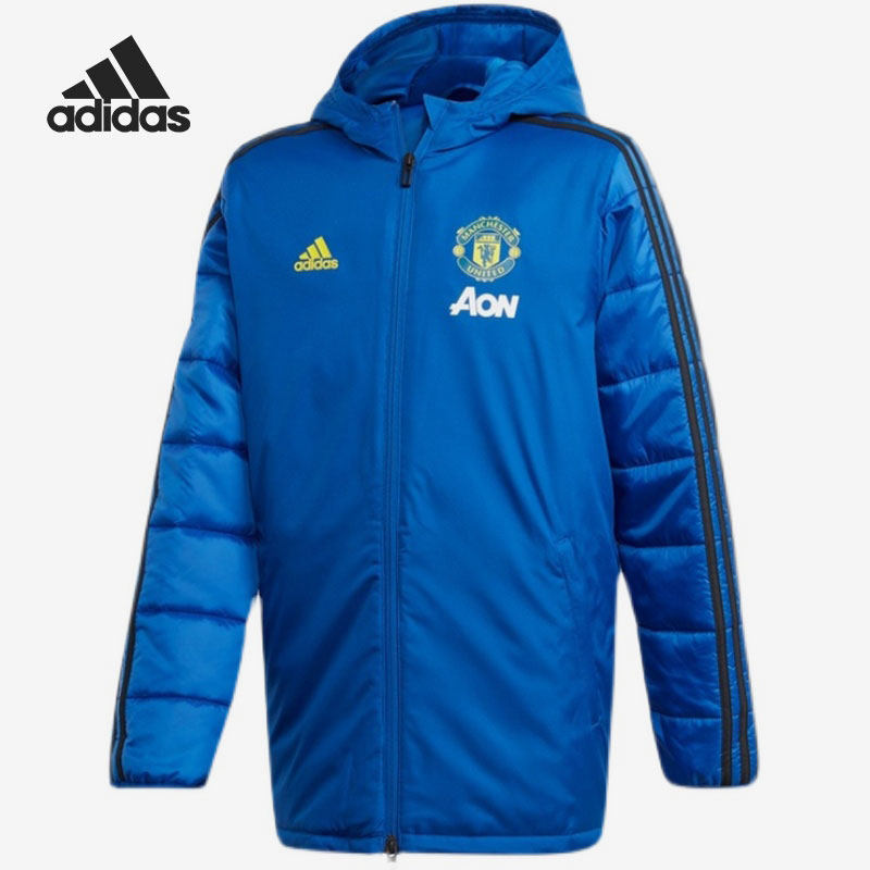 Adidas/阿迪达斯正品男大童中长款曼联足球运动连帽棉服 DX9051,童装/婴儿装/亲子装,棉袄/棉服,淘宝优惠券,粉丝福利购,淘宝优惠卷