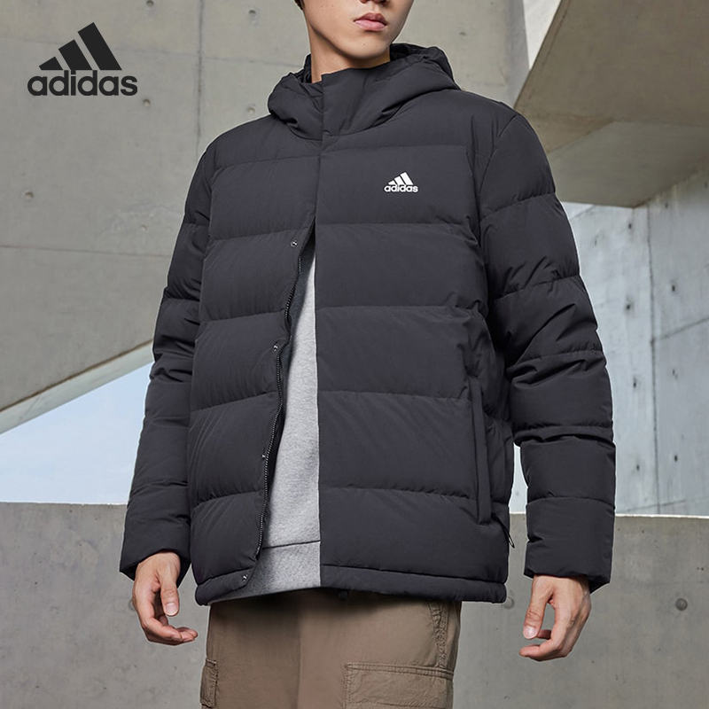 阿迪达斯正品男子羽绒服