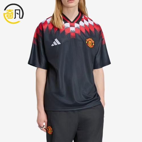 Adidas/阿迪达斯正品男士复古足球休闲文化运动短袖T恤KH4804
