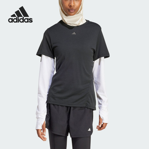 Adidas/阿迪达斯正品D4T SC T HIIT女士健身短袖T恤IU1123