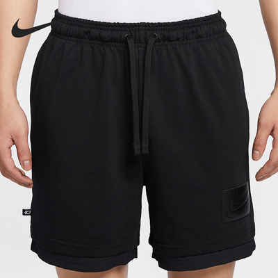 Nike/耐克正品2025夏季男士针织系带训练运动短裤HJ4212-010