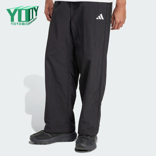 Adidas/阿迪达斯正品M SL WV PT 1男士运动梭织宽松长裤JM1778