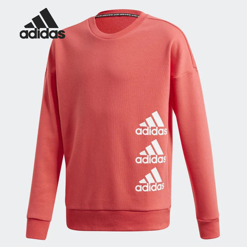 Adidas/阿迪达斯正品大童圆领针织运动休闲套头卫衣 FL1799