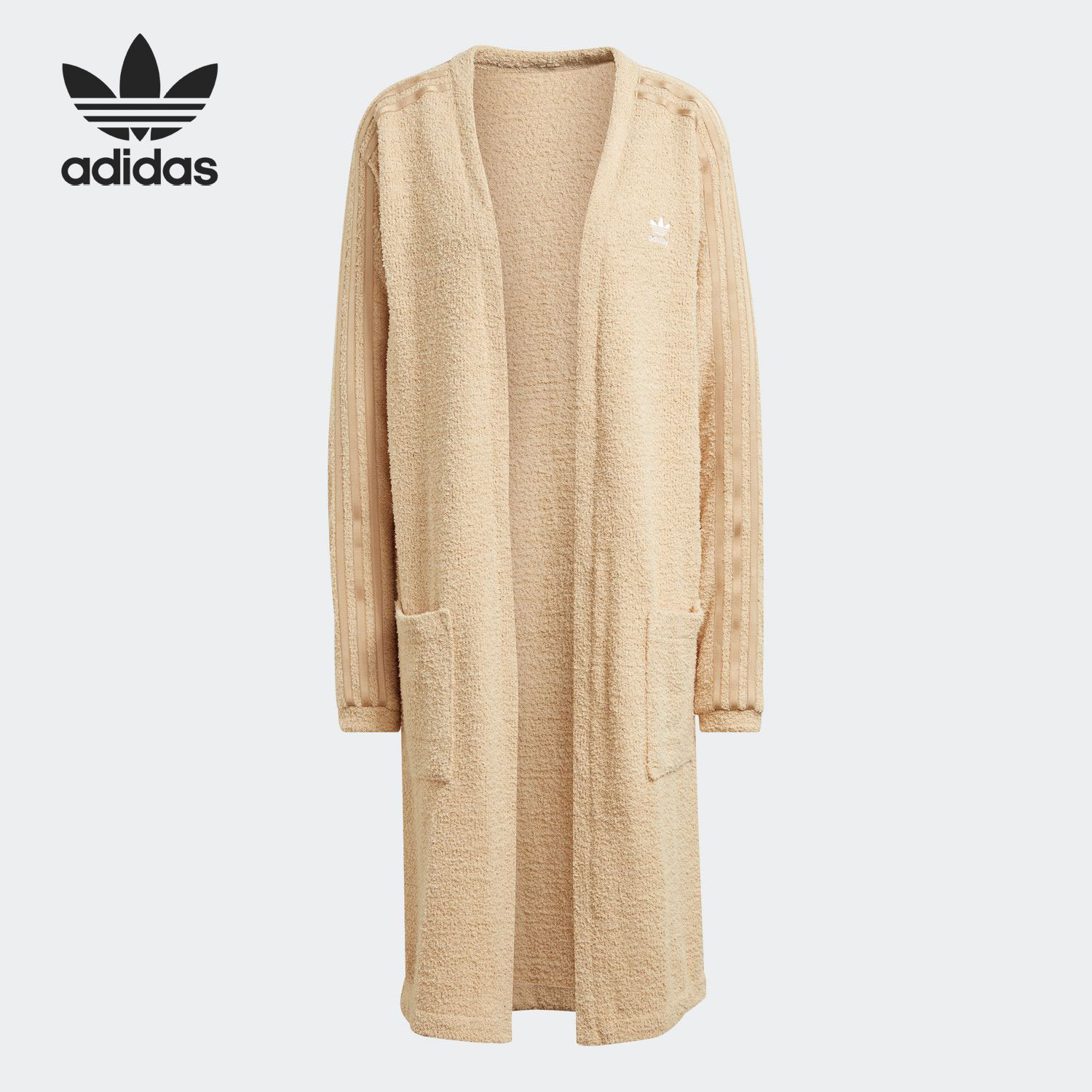 阿迪达斯三叶草女子长款外套