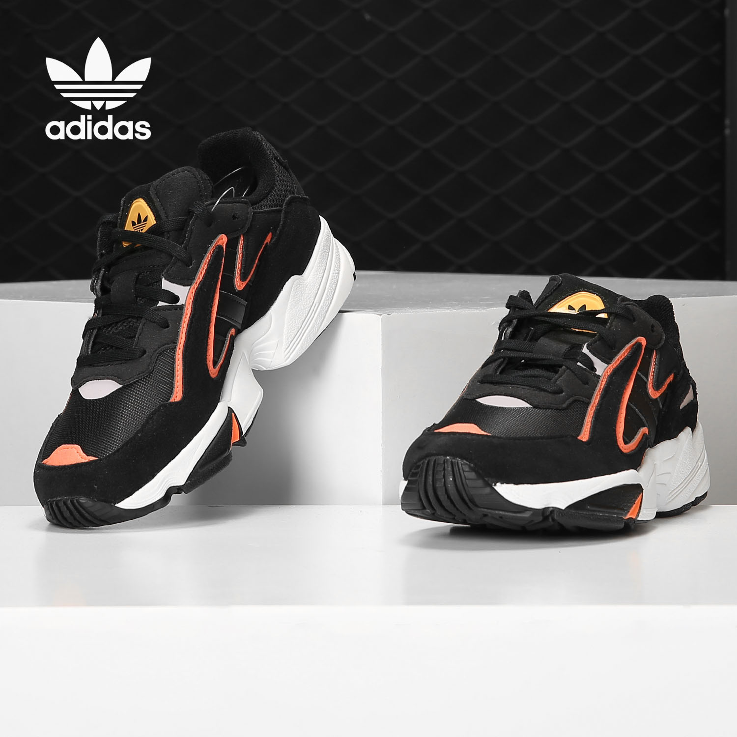 Adidas/阿迪达斯正品 三叶草女鞋新款低帮运动鞋老爹鞋EE7544