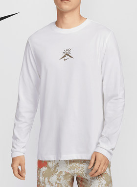 Nike/耐克正品秋冬新款男士图案印花宽松简约长袖HJ3602-100