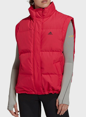 Adidas/阿迪达斯正品冬季新款女子保暖休闲运动羽绒背心GP2919