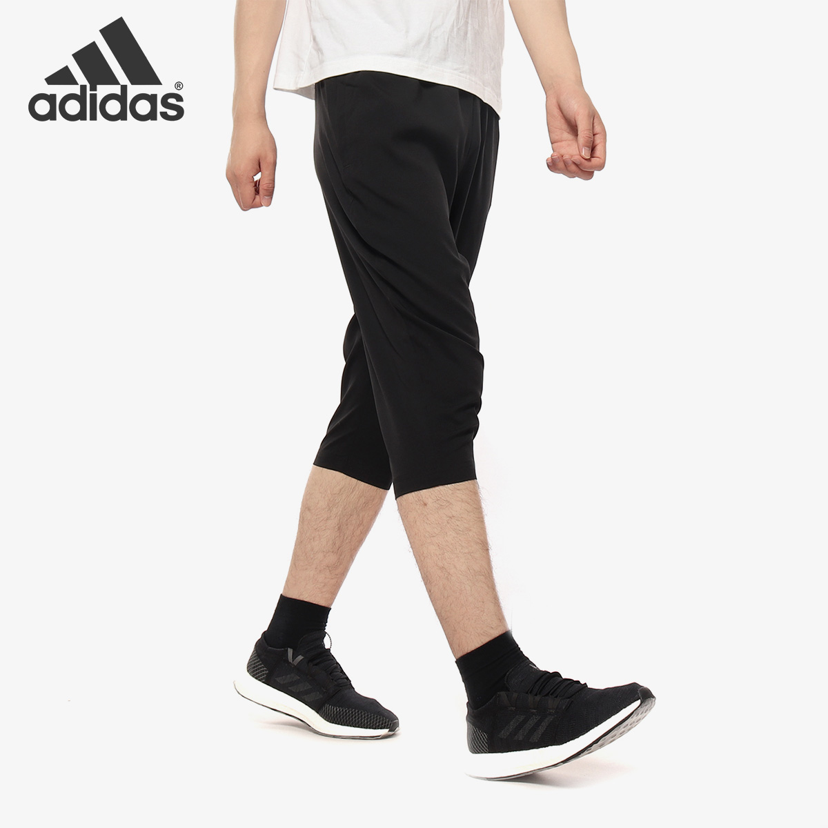 Adidas/阿迪达斯正品  E PLN 3/4 WVN男运动型格7分裤 DQ3107