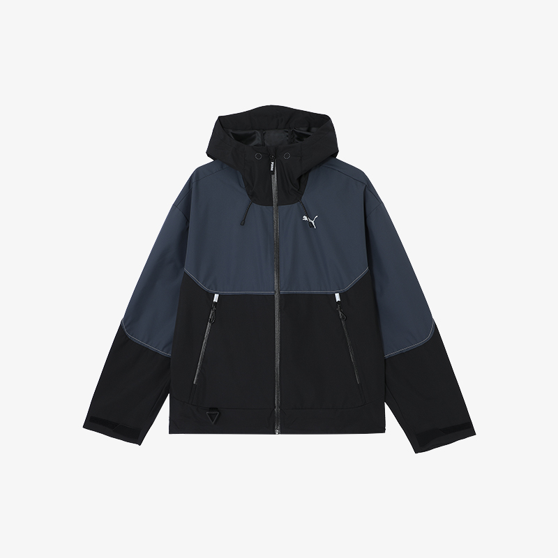 Puma/彪马 正品秋季新款男女梭织连帽户外拼接外套629741-01