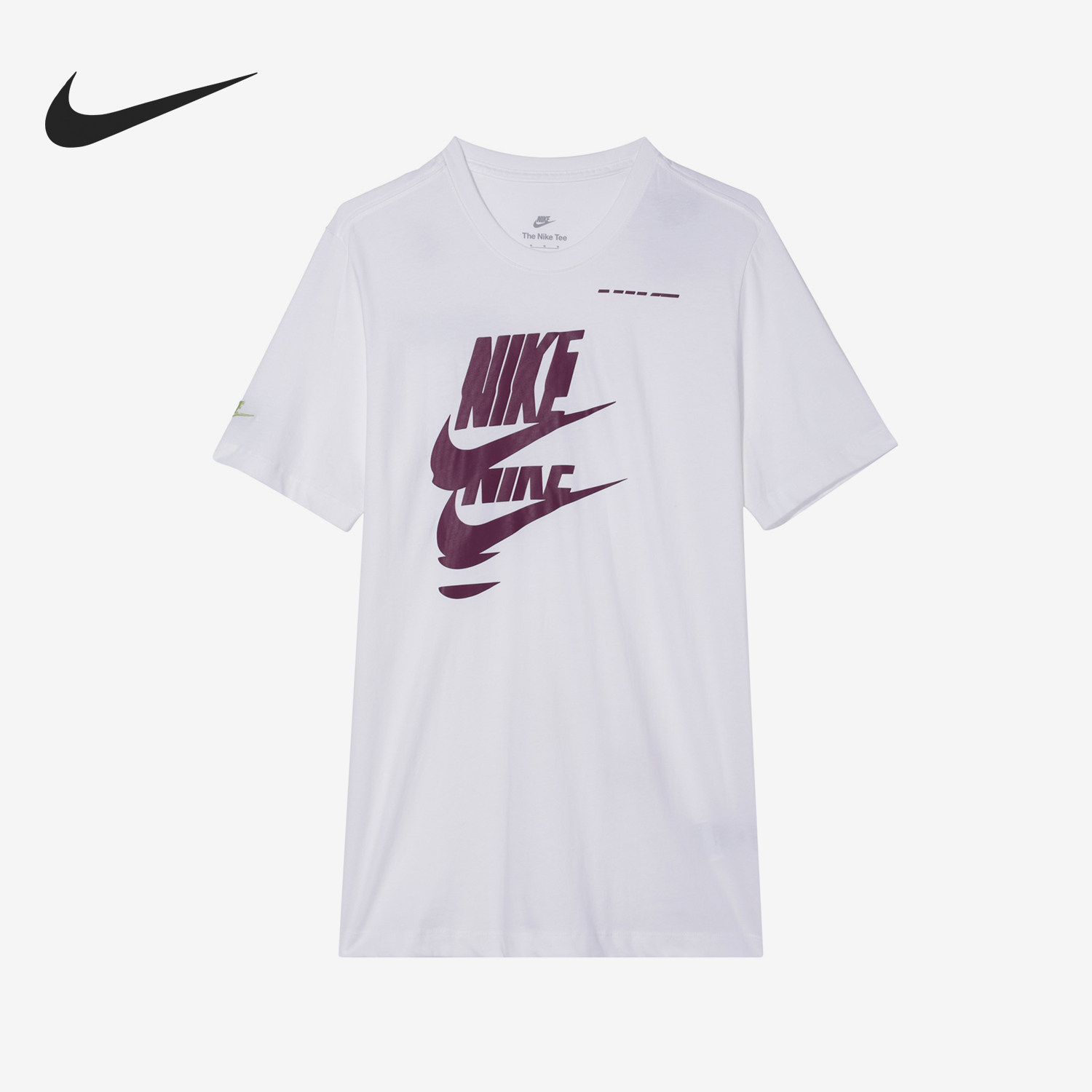 Nike/耐克正品新款男白酒红色球类运动休闲短袖T恤DM6378-100图片